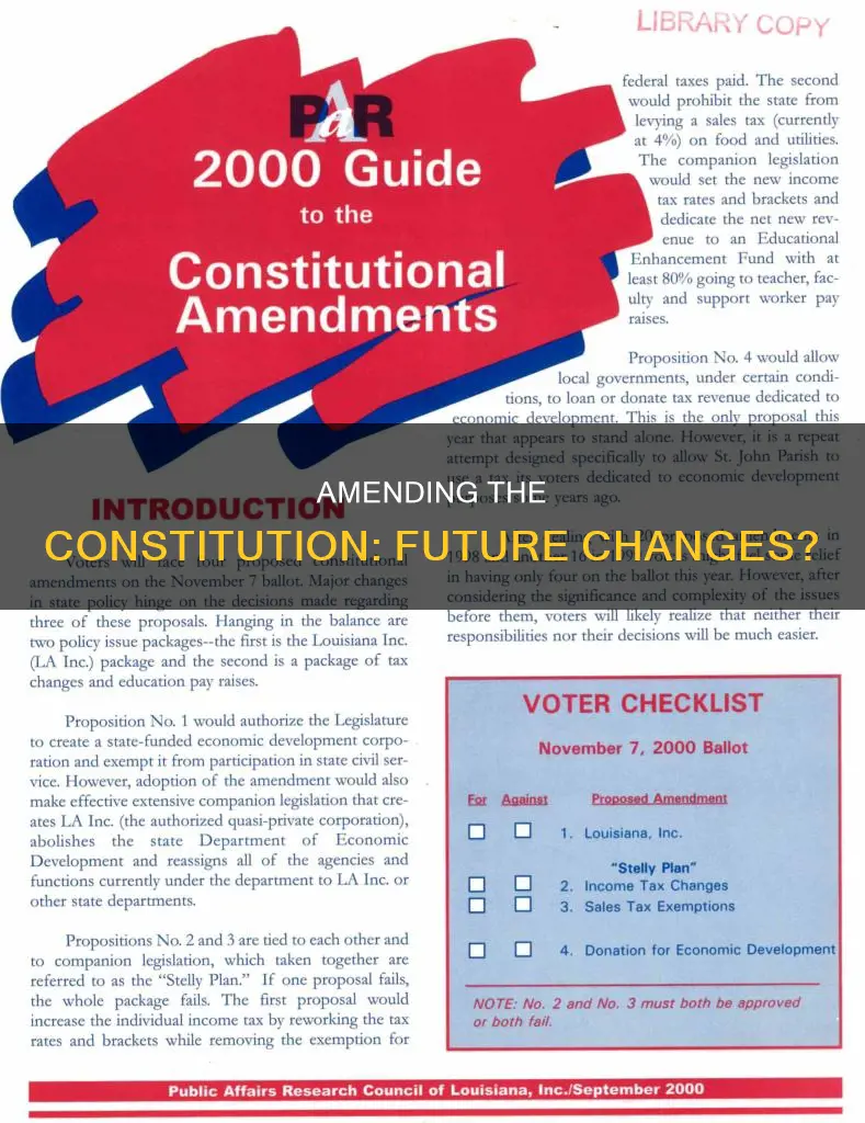 will there be more amendments added to the constitution