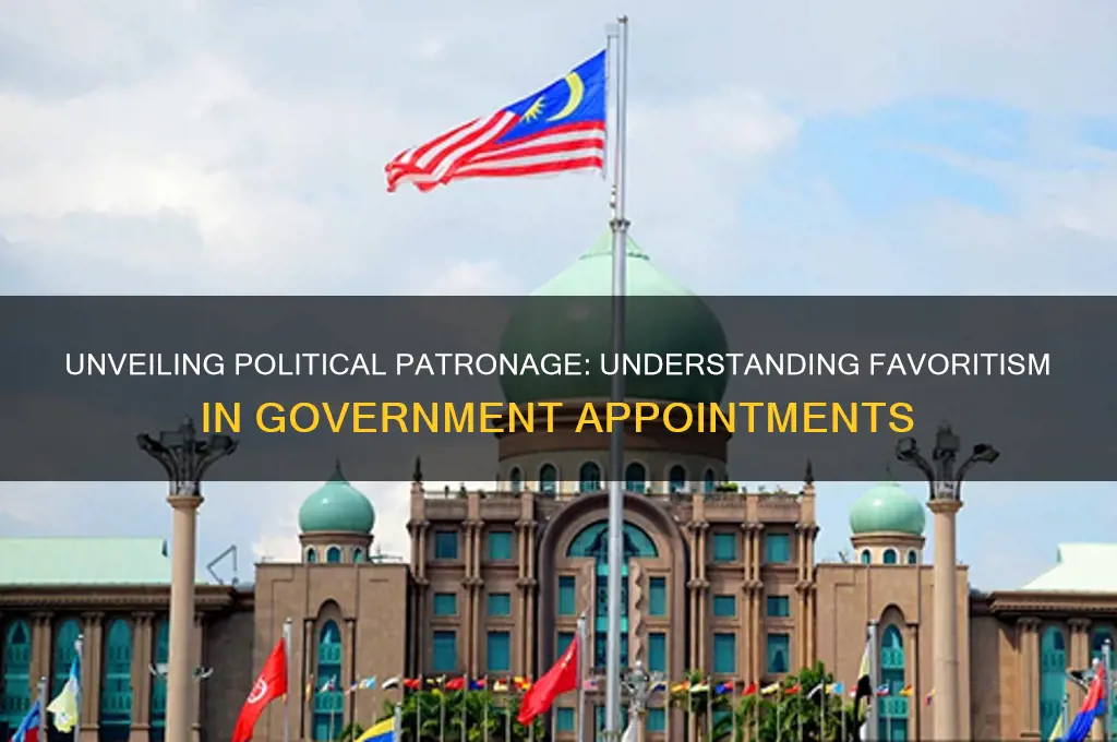 would be considered political patronage