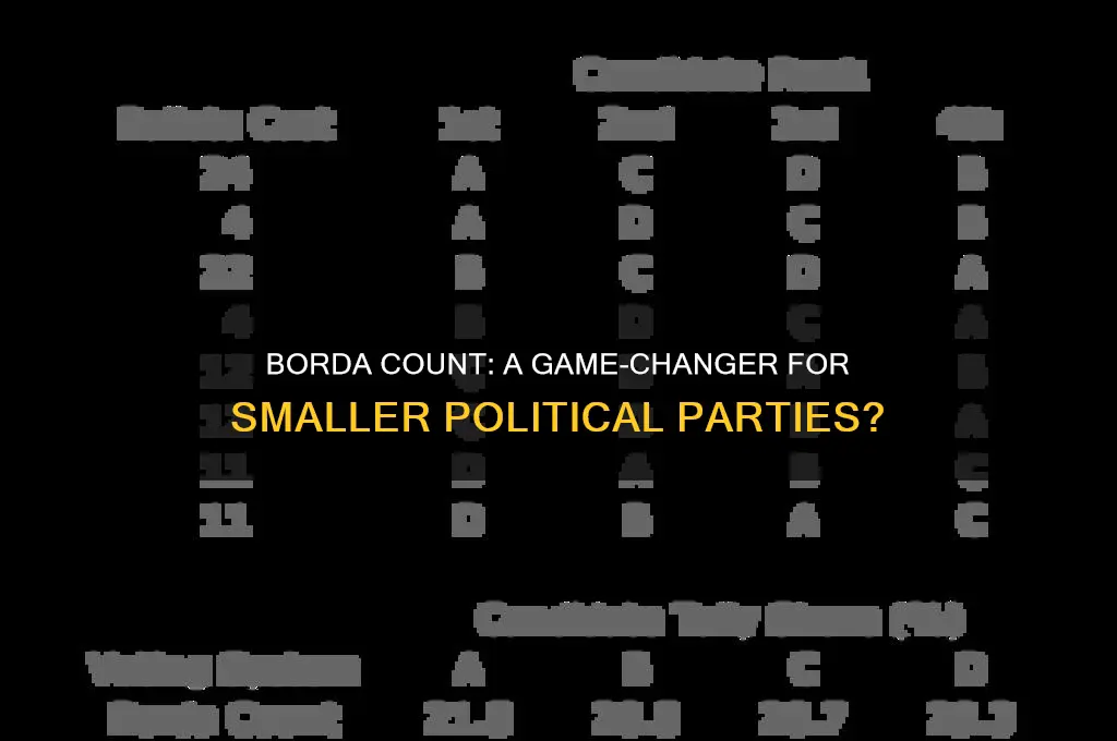 would borda count method help smaller political parties