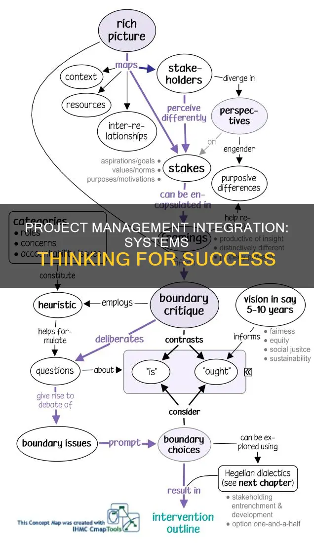 would project management integration constitute systems thinking why