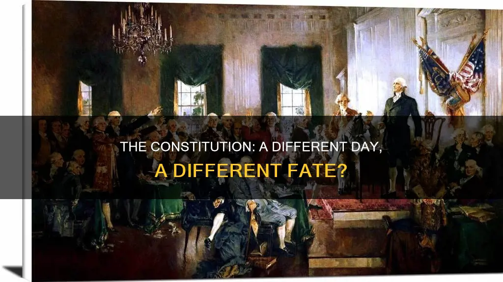 would the constitution have been signed on a different day