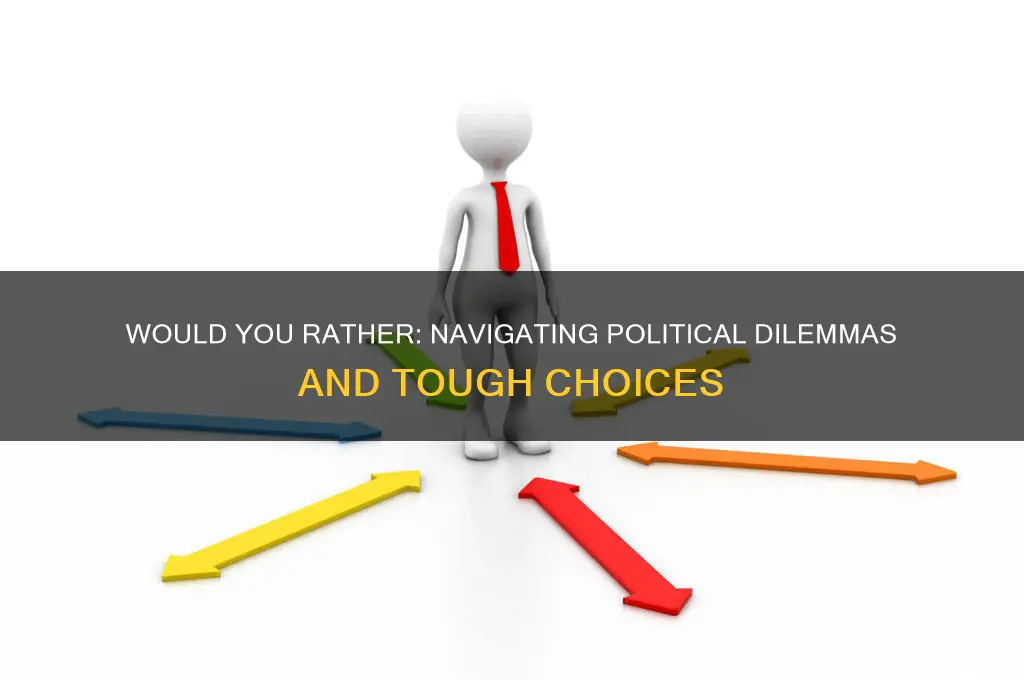 would you rather political questions